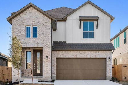 New construction Single-Family house 3619 Twin Glades Pass, Austin, TX 78610 Mariposa- photo 4