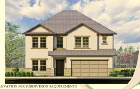 New construction Single-Family house 525 Stellar Wind Drive, Georgetown, TX 78628 Trenton S- photo 0 0