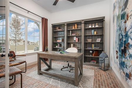 Filled with natural light and offering fantastic designer finishes, the home office of your dreams awaits!