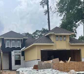 New construction Single-Family house 566 Sand Branch Drive, Conroe, TX 77304 Groves (1636-HV-30)- photo 0