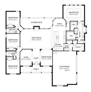 New construction Single-Family house 1234 Evanston Court, Rhome, TX 76078 - photo 32 32
