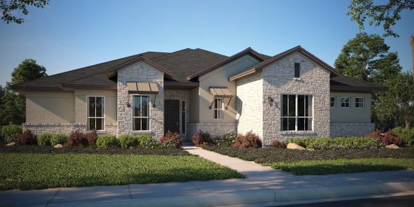 New construction Single-Family house 3500 Walkaloosa Way, Leander, TX 78641 Constellation 2- photo 0