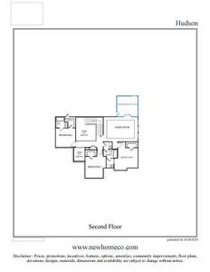 2nd floor layout with media room