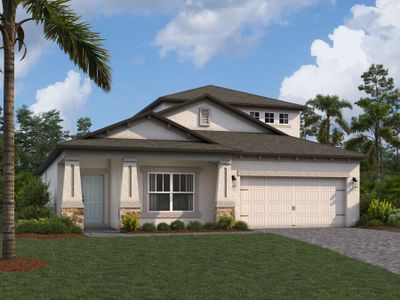 New construction Single-Family house 38121 Shale Stone Court, Zephyrhills, FL 33540 Picasso Bonus- photo