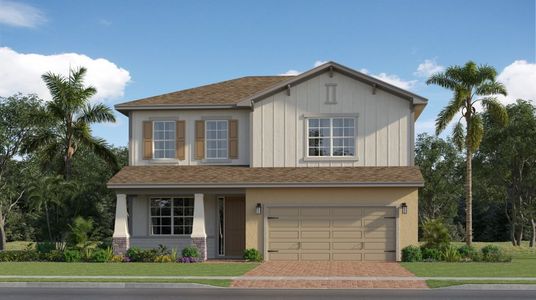New construction Single-Family house 1689 Wandering Willow Way, Loxahatchee, FL 33470 PERIWINKLE- photo 0
