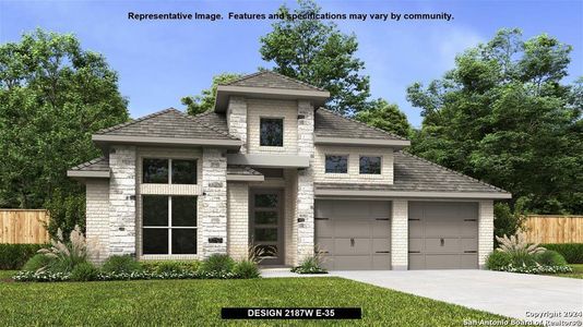 New construction Single-Family house 620 Alta Circle, New Braunfels, TX 78132 Design 2187W- photo 8 8