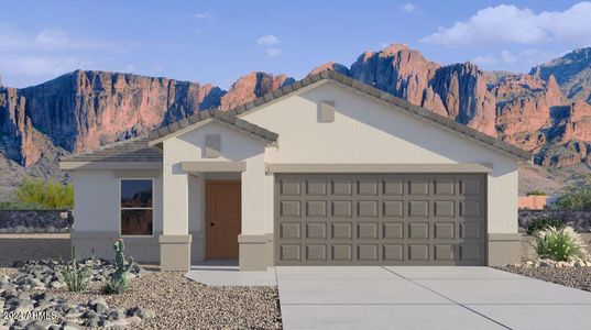 New construction Single-Family house 12185 E Aster Lane, Florence, AZ 85132 Abbot- photo 0