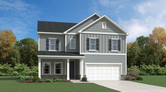 New construction Single-Family house 5313 Woodlawn Drive, Durham, NC 27703 Landrum III- photo 0