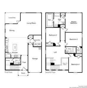 New construction Single-Family house 8202 Titan Belt, San Antonio, TX 78252 The Stanley - photo 1 1