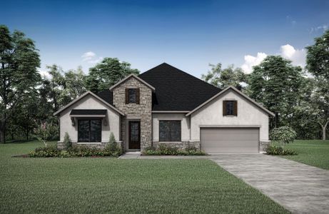 New construction Single-Family house 8807 Blue Grotto Lane, Manvel, TX 77583 Presley III- photo 0