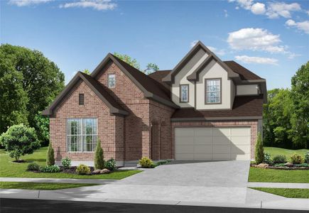 New construction Single-Family house 21527 Sand Fringepod Way, Cypress, TX 77433 Andrews- photo 0