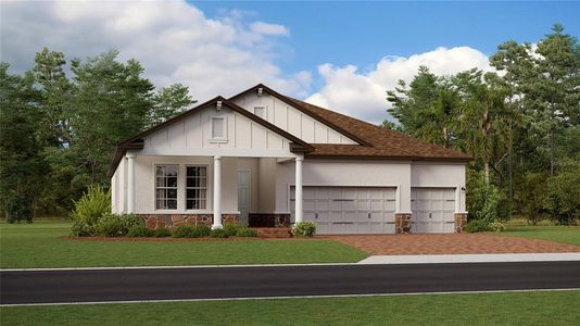 New construction Single-Family house 10892 Banyan Breeze Boulevard, Land O' Lakes, FL 34638 - photo 0