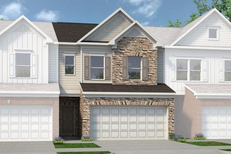 New construction Townhouse house 3583 Bellinger Drive, Unit 56, Powder Springs, GA 30127 The Maddux II- photo 0