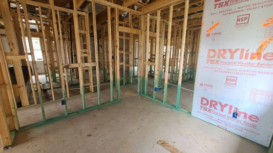 New construction Single-Family house 919 Palo Brea Loop, Hutto, TX 78634 Livingston Homeplan- photo 27 27