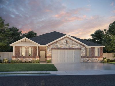 New construction Single-Family house 187 El Cosmico Dr, Kyle, TX 78640 The Liberty- photo 0