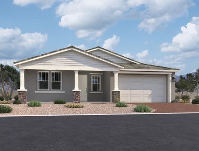 New construction Single-Family house 7684 W Tether Trl, Peoria, AZ 85383 Topaz Homeplan- photo 0