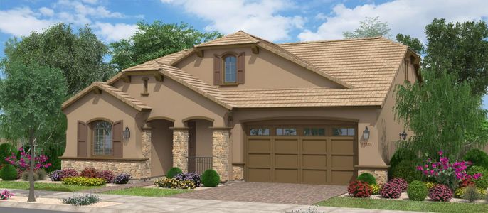 New construction Single-Family house 22922 E. Arrowhead Trail, Queen Creek, AZ 85142 Redwood- photo 0 0