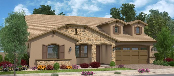New construction Single-Family house 23036 E. Oriole Way, Queen Creek, AZ 85142 Teak- photo 0 0