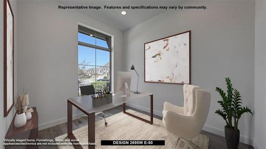 New construction Single-Family house 31130 Crescent Hill Drive, Fulshear, TX 77441 Design 2695W- photo 5 5