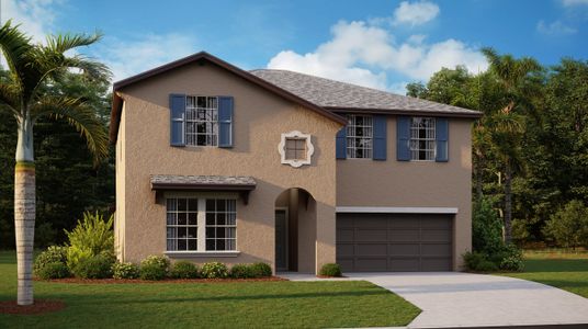 New construction Single-Family house Trenton II, 32086 Hawthorne Cottage Place, San Antonio, FL 33576 - photo