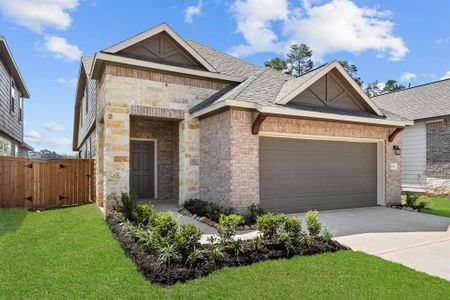 New construction Single-Family house 9392 Hard Rock Road, Conroe, TX 77303 Madison Homeplan- photo 0