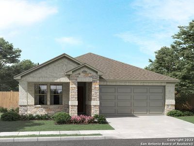 New construction Single-Family house 25861 Posey Dr, Boerne, TX 78006 The Callaghan (830)- photo 0