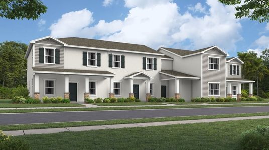 New construction Townhouse house 7113 Dilly Lake Avenue, Groveland, FL 34714 - photo 2 2