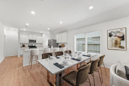 Dining area/Kitchen (Virtually Staged)