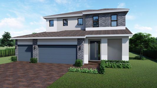 New construction Single-Family house 1450 Sw Lago Circle, Palm City, FL 34990 Ponte Vedra- photo 0