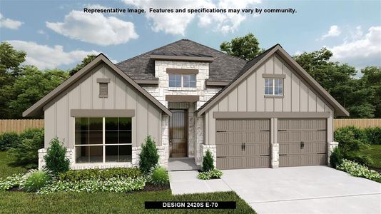 New construction Single-Family house 112 Villoria Cove, Liberty Hill, TX 78642 - photo 1 1