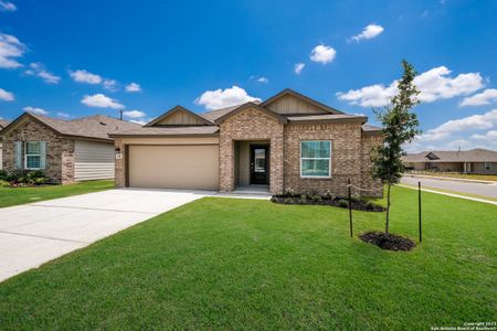 New construction Single-Family house 32333 Ginger Cove, Bulverde, TX 78163 Langley- photo 0