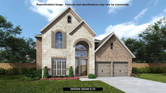 New construction Single-Family house Design 2934W, 126 Canary Island Circle, Montgomery, TX 77316 - photo