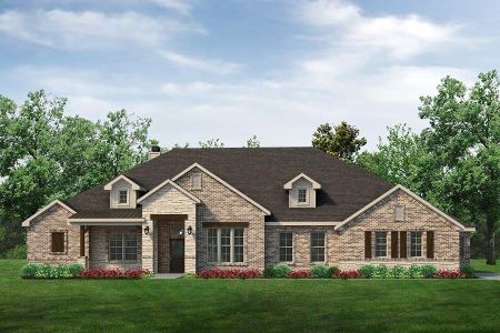 New construction Single-Family house 3625 Lariat Trail, Van Alstyne, TX 75495 Bosque II- photo 0