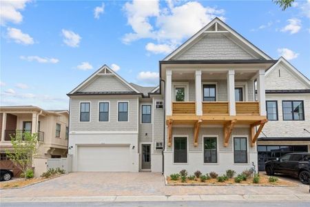 New construction Single-Family house 320 Gray Shingle Lane, Woodstock, GA 30189 The Seaside B- photo 1 1