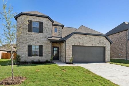 New construction Single-Family house 710 Tinsley Meadows Drive, Van Alstyne, TX 75495 Heathbrook F- photo 1 1