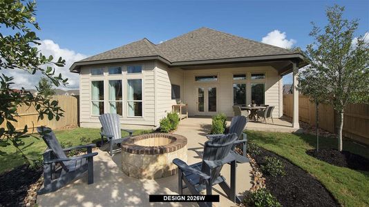 New construction Single-Family house 170 Plumbago Loop, Bastrop, TX 78602 Design 2026W- photo 23 23