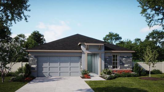 Transitional Elevation - Cloverdale at St. Johns Preserve in Palm Bay, FL by Landsea Homes