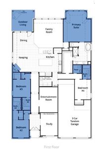 New construction Single-Family house 5219 Tahoe Court, Manvel, TX 77583 216 Plan- photo 1 1
