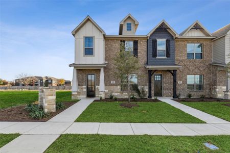 New construction Townhouse house 4100 Avion Drive, Sanger, TX 76266 - photo 0