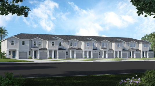 New construction Townhouse house Pampas, 7628 Danube Road, Kissimmee, FL 34747 - photo