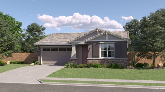 New construction Single-Family house Sage Plan 4022, 36555 W. Maddaloni Ave, Maricopa, AZ 85138 - photo