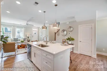 New construction Townhouse house 5588 Stafford Road, Unit Lot 26, Charlotte, NC 28215 Alson- photo 6 6