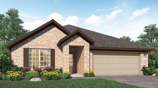 New construction Single-Family house 22636 Hackberry Leaf Drive, New Caney, TX 77357 Clover II- photo 0 0