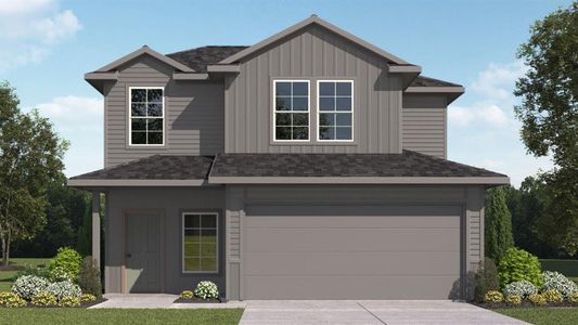 New construction Single-Family house 154 Arroyo Sweetwood Cir, Kyle, TX 78640 The Florence- photo 1 1