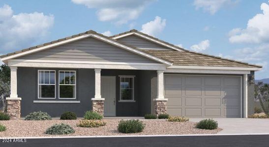 New construction Single-Family house 2592 E Hollywood Ike Avenue, San Tan Valley, AZ 85140 Topaz Homeplan- photo 0