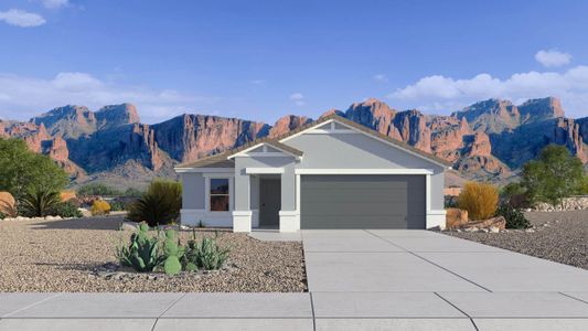 New construction Single-Family house 12314 E Aster Ln, Florence, AZ 85132 Abbot- photo 0