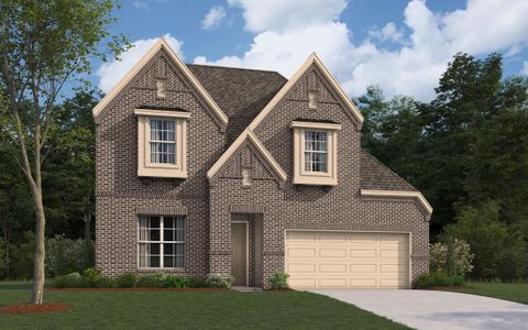 New construction Single-Family house The San Angelo II, 16812 Eastern Red Boulevard, Fort Worth, TX 76247 - photo