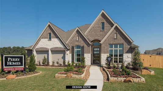 New construction Single-Family house 21218 Prancing Pony Trail, Tomball, TX 77377 Design 3257W- photo 3 3