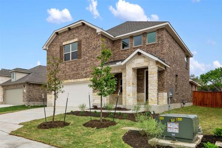 New construction Single-Family house 2412 Walking Y Rd, Georgetown, TX 78633 Knox Homeplan- photo 2 2