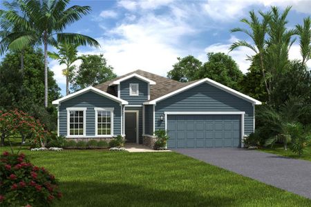 New construction Single-Family house 9914 Zennia Lane, Parrish, FL 34219 - photo 0